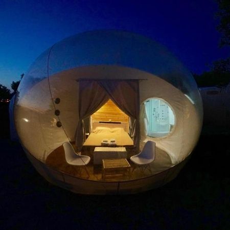 Bubble Tent Hotel Nea Moudania Bagian luar foto