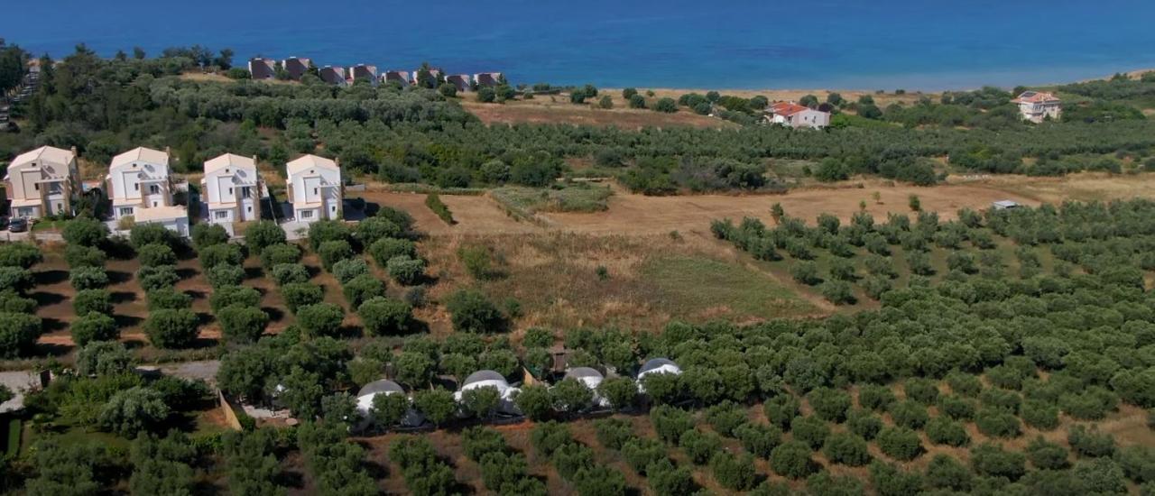Bubble Tent Hotel Nea Moudania Bagian luar foto