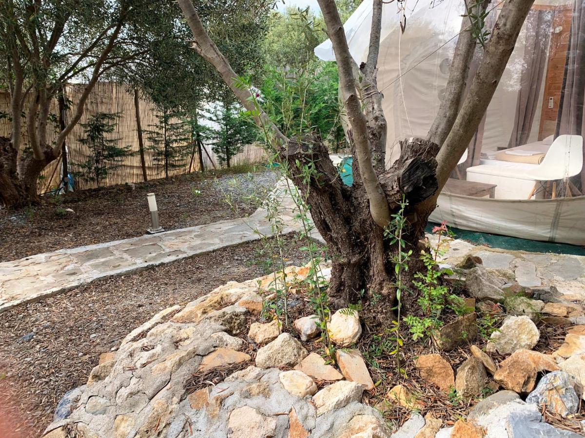 Bubble Tent Hotel Nea Moudania Bagian luar foto