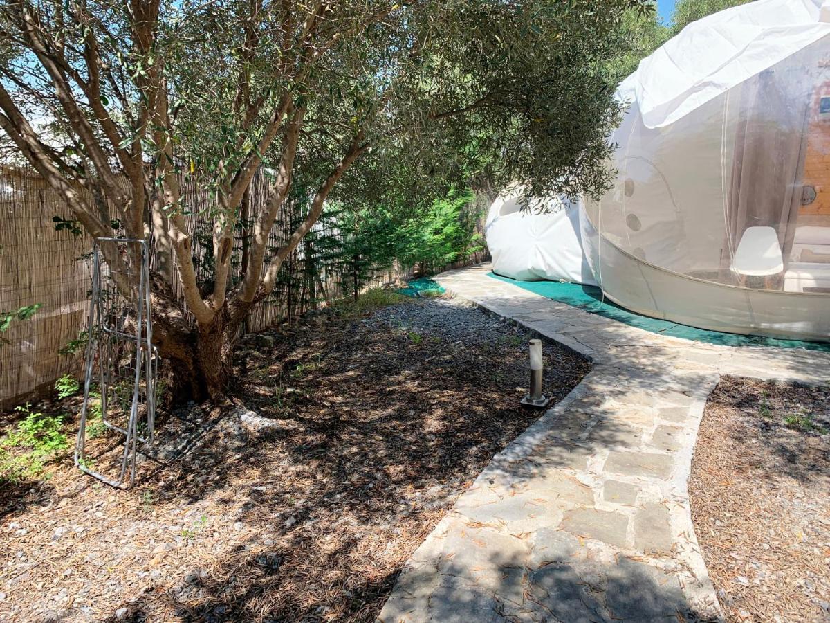 Bubble Tent Hotel Nea Moudania Bagian luar foto