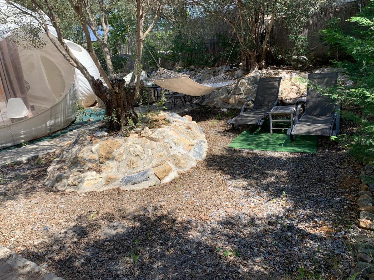 Bubble Tent Hotel Nea Moudania Bagian luar foto