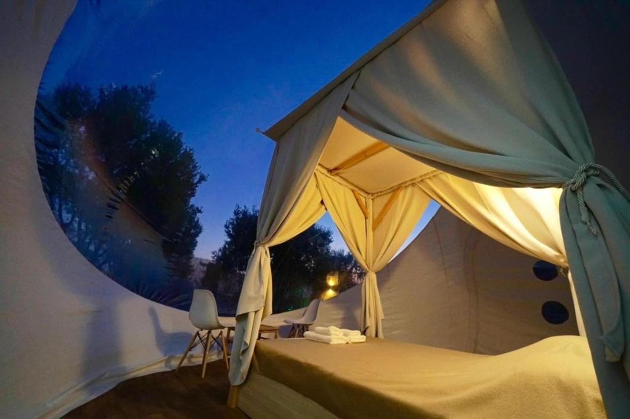 Bubble Tent Hotel Nea Moudania Bagian luar foto