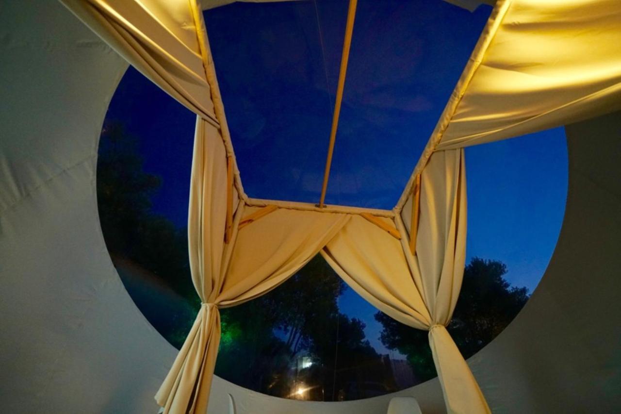 Bubble Tent Hotel Nea Moudania Bagian luar foto