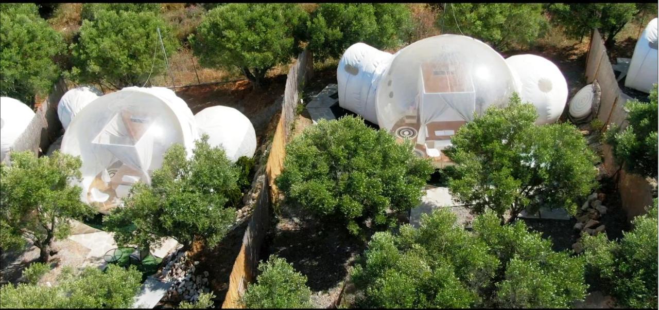 Bubble Tent Hotel Nea Moudania Bagian luar foto