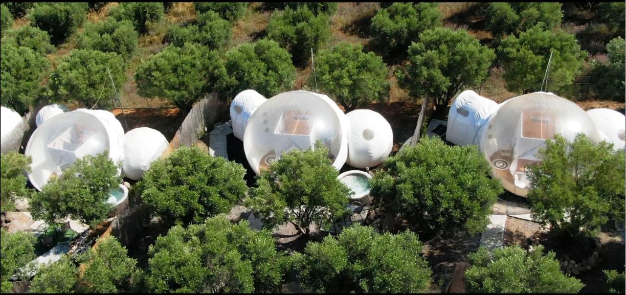 Bubble Tent Hotel Nea Moudania Bagian luar foto