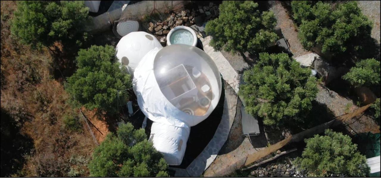 Bubble Tent Hotel Nea Moudania Bagian luar foto